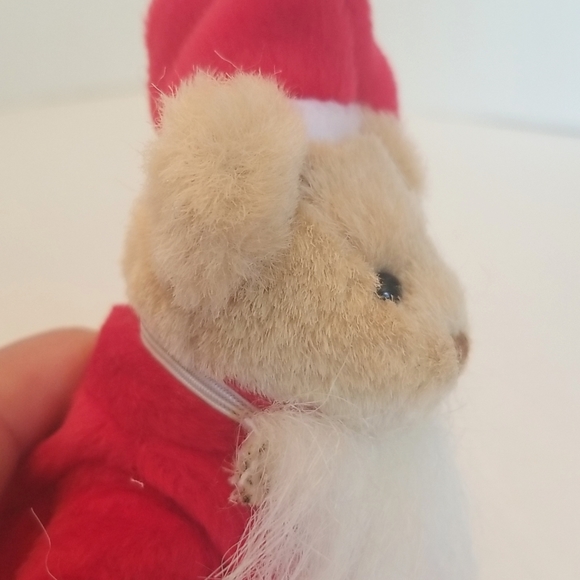 Vintage Cute WEE BEAR VILLAGE Bear Santa Ganz 1995 - Picture 10 of 10